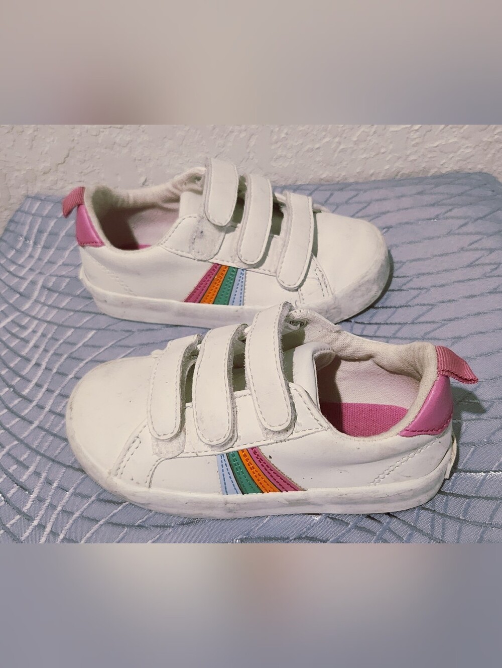 Toddler Girl Rainbow Stripe  Sneakers